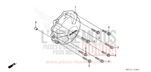 COUVERCLE DE GENERATRICE CBR600RR4 de 2004